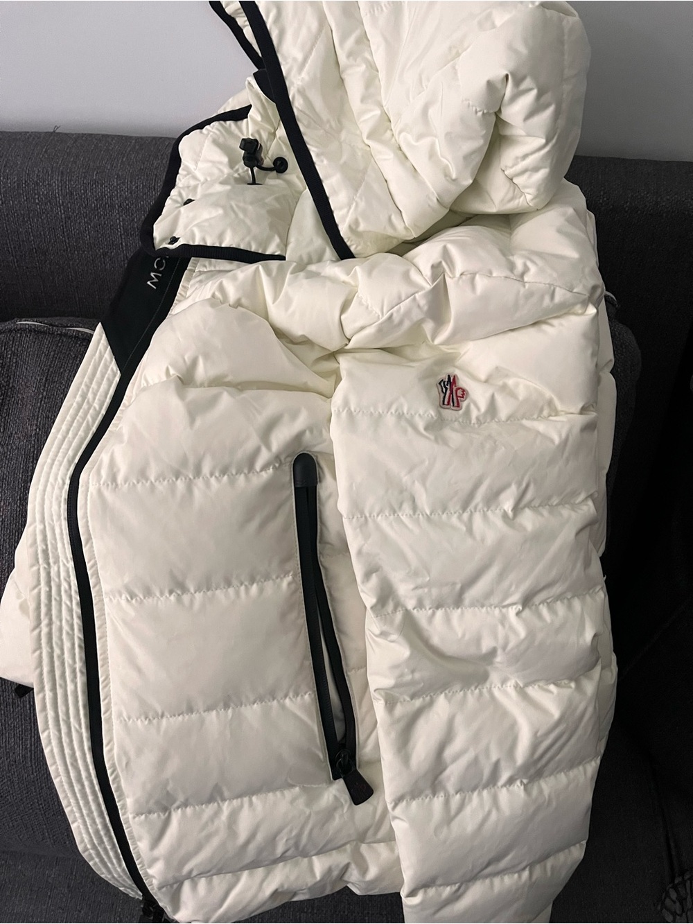Authentic Moncler Grenoble Down Jacket - Size 1 (Small)